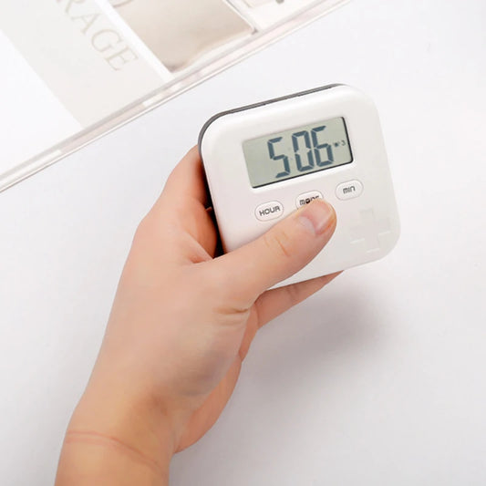 Portable Mini Pill Box Timed Reminders