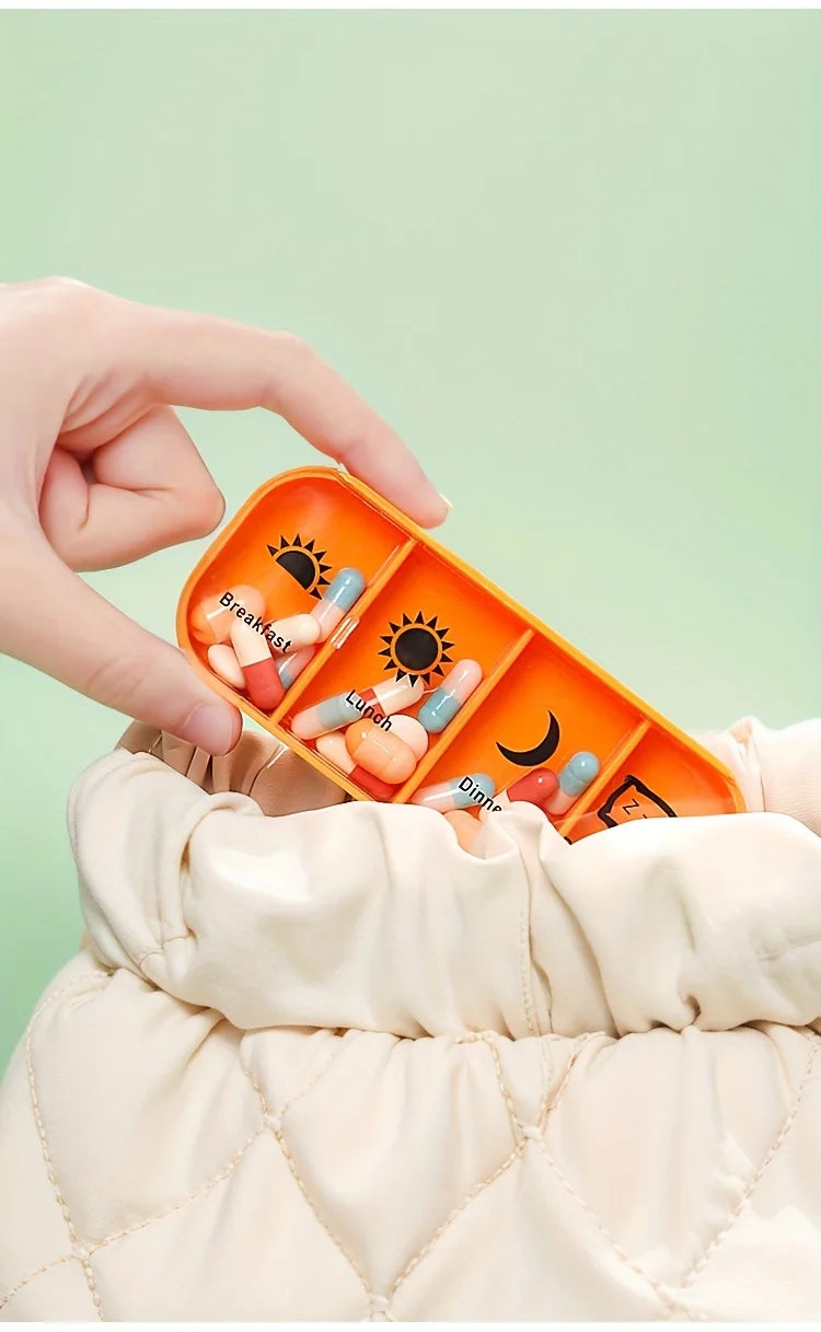 7-layer Multi-compartment Pill Storage Box