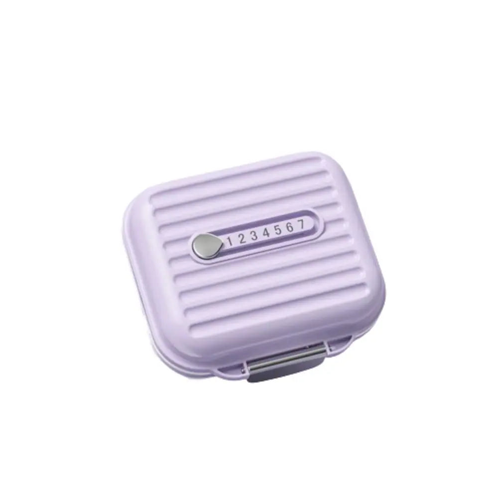 Portable Travel Pill Organizer 7 Compartments Small&Large Size Pill Dispenser Airtight with Lids Vitamin Container