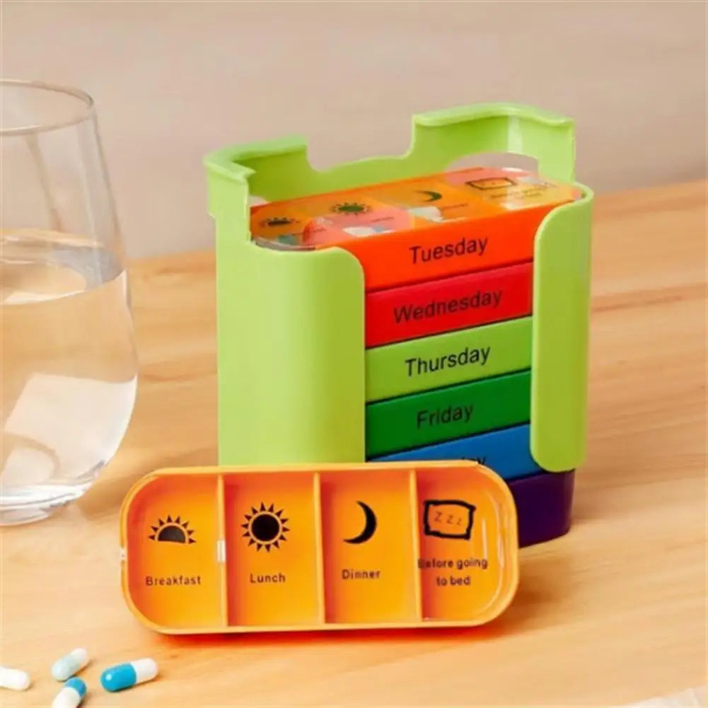 7-day Pill Dispenser Storage Box