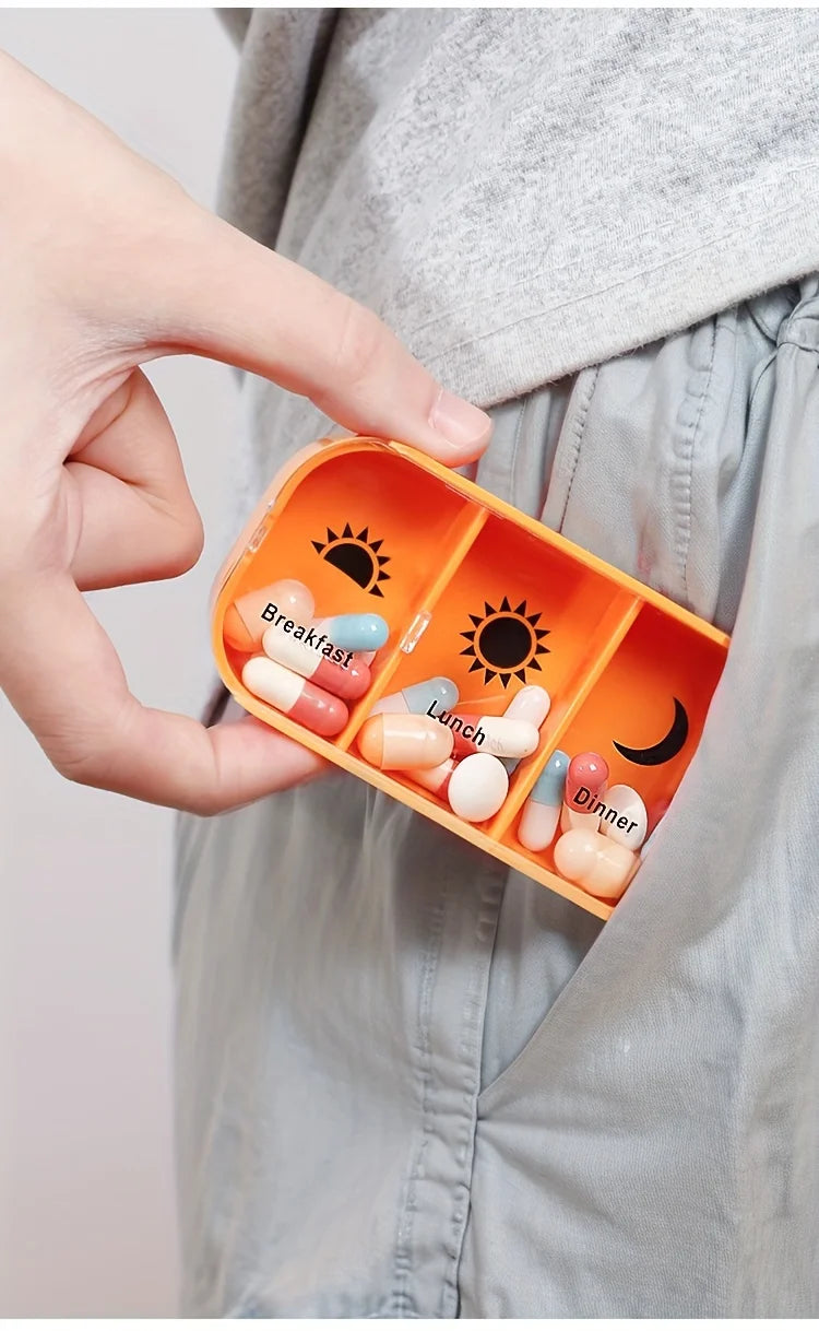 7-layer Multi-compartment Pill Storage Box